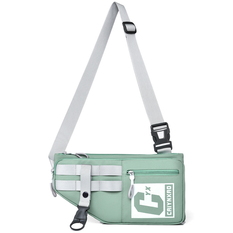 multi-pocket fashionable sports chest bag
